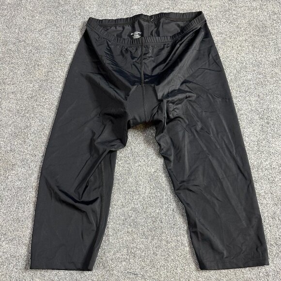 Aero Tech Designs Womens Cycling Shorts 3XL Black Padded NEW - Picture 1 of 9